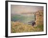 Cliff at Varengeville, 1882-Claude Monet-Framed Giclee Print