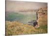 Cliff at Varengeville, 1882-Claude Monet-Stretched Canvas