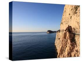 Cliff, Capo Noli, Liguria, Italy-Vincenzo Lombardo-Stretched Canvas