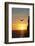 Cliff Diver above Setting Sun-Bob Krist-Framed Photographic Print