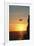 Cliff Diver above Setting Sun-Bob Krist-Framed Photographic Print