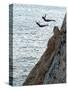 Cliff Divers, Guerrero, Mexico-Russell Gordon-Stretched Canvas