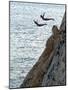 Cliff Divers, Guerrero, Mexico-Russell Gordon-Mounted Photographic Print