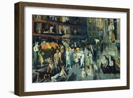 Cliff Dwellers-George Bellows-Framed Art Print