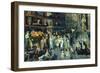 Cliff Dwellers-George Bellows-Framed Art Print