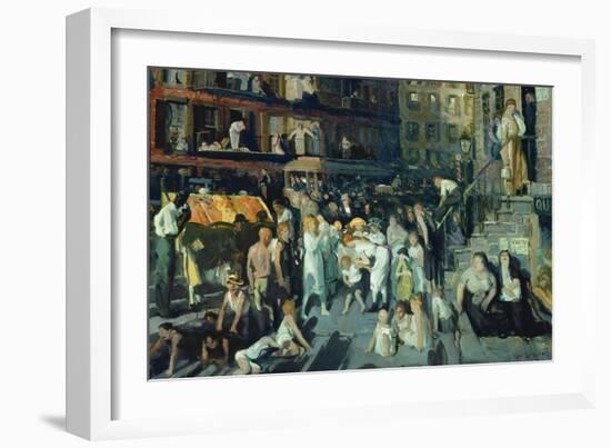 Cliff Dwellers-George Bellows-Framed Art Print