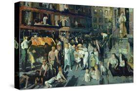 Cliff Dwellers-George Bellows-Stretched Canvas