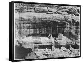 Cliff Dwellings "Mesa Verde National Park" Colorado "1941." 1941-Ansel Adams-Framed Stretched Canvas