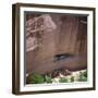 Cliff Dwellings under the Rock Face in the Canyon De Chelly, Arizona, USA-Tony Gervis-Framed Photographic Print