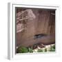 Cliff Dwellings under the Rock Face in the Canyon De Chelly, Arizona, USA-Tony Gervis-Framed Photographic Print