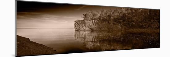 Cliff Face Northshore MN BW-Steve Gadomski-Mounted Photographic Print