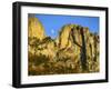 Cliff Formation, Monongahela National Forest West Virginia, USA-Charles Gurche-Framed Premium Photographic Print