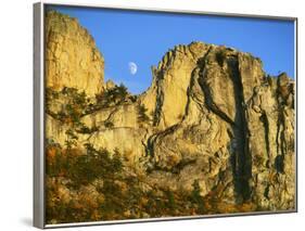 Cliff Formation, Monongahela National Forest West Virginia, USA-Charles Gurche-Framed Photographic Print