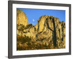 Cliff Formation, Monongahela National Forest West Virginia, USA-Charles Gurche-Framed Photographic Print