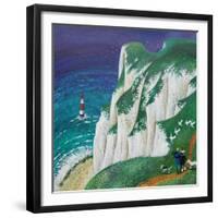 Cliff Hanger-Lisa Graa Jensen-Framed Giclee Print