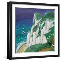 Cliff Hanger-Lisa Graa Jensen-Framed Giclee Print