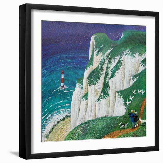 Cliff Hanger-Lisa Graa Jensen-Framed Giclee Print