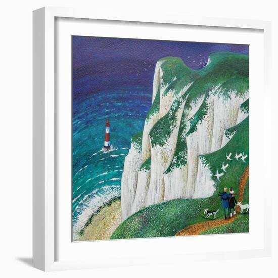 Cliff Hanger-Lisa Graa Jensen-Framed Giclee Print