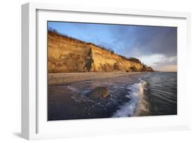 Cliff 'Hohes Ufer' Close Ahrenshoop in the Evening Light-Uwe Steffens-Framed Photographic Print