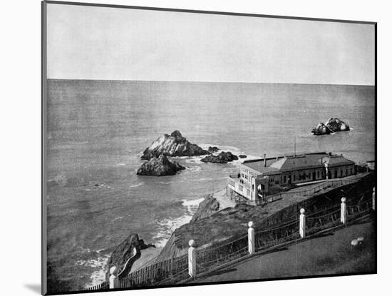 Cliff House and Seal Rocks, Golden Gate, California, USA, 1893-John L Stoddard-Mounted Giclee Print