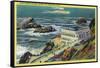 Cliff House and Seal Rocks - San Francisco, CA-Lantern Press-Framed Stretched Canvas