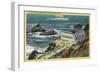 Cliff House and Seal Rocks - San Francisco, CA-Lantern Press-Framed Art Print