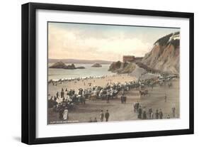 Cliff House and Seal Rocks-null-Framed Art Print