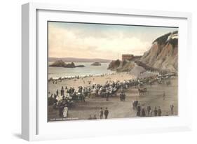 Cliff House and Seal Rocks-null-Framed Art Print