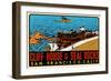 Cliff House Decal-null-Framed Premium Giclee Print