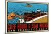 Cliff House Decal-null-Mounted Premium Giclee Print