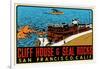 Cliff House Decal-null-Framed Art Print