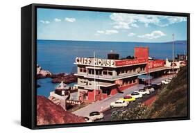 Cliff House-null-Framed Stretched Canvas