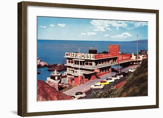 Cliff House-null-Framed Art Print