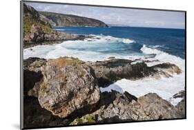 Cliff Line, Cape Du Couedic, Flinders Chase National Park, Kangaroo Island, Australia-Martin Zwick-Mounted Photographic Print