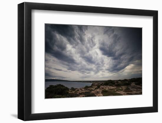 cliff of Formentera-Nadja Jacke-Framed Photographic Print