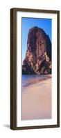 Cliff on the Beach, Railay Beach, Krabi, Krabi Province, Thailand-null-Framed Photographic Print