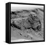 Cliff on the Surface of Mars-Stocktrek Images-Framed Stretched Canvas