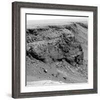 Cliff on the Surface of Mars-Stocktrek Images-Framed Photographic Print