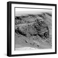 Cliff on the Surface of Mars-Stocktrek Images-Framed Photographic Print