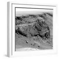 Cliff on the Surface of Mars-Stocktrek Images-Framed Photographic Print