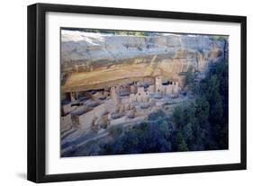 Cliff Palace Ancestral Puebloan Ruins at Mesa Verde National Park, Colorado-Richard Wright-Framed Photographic Print