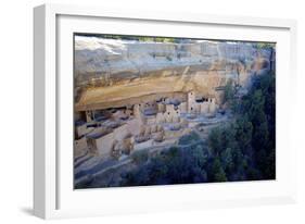 Cliff Palace Ancestral Puebloan Ruins at Mesa Verde National Park, Colorado-Richard Wright-Framed Photographic Print