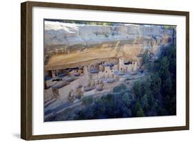 Cliff Palace Ancestral Puebloan Ruins at Mesa Verde National Park, Colorado-Richard Wright-Framed Photographic Print