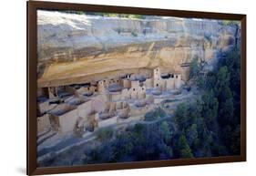 Cliff Palace Ancestral Puebloan Ruins at Mesa Verde National Park, Colorado-Richard Wright-Framed Premium Photographic Print