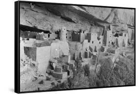 Cliff Palace at Mesa Verde-W.R. Chapline-Framed Stretched Canvas
