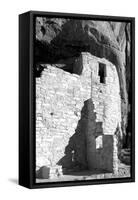 Cliff Palace Detail III BW-Douglas Taylor-Framed Stretched Canvas