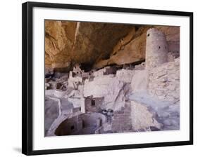 Cliff Palace Dwelling, Mesa Verde National Park, Colorado, USA-Rolf Nussbaumer-Framed Photographic Print