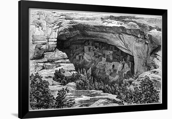 Cliff Palace in Cliff Palace Canyon, Southwest Colorado, USA, 1901-null-Framed Giclee Print