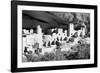 Cliff Palace Pueblo BW-Douglas Taylor-Framed Photographic Print