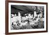 Cliff Palace Pueblo BW-Douglas Taylor-Framed Photographic Print